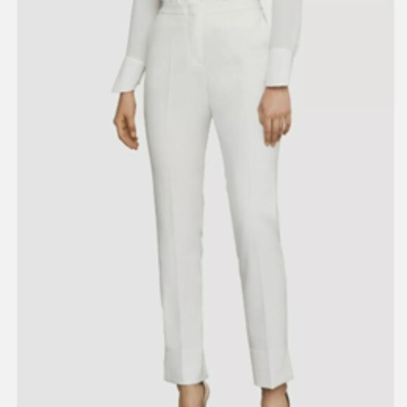 NWT [BCBGMaxAzria] Kurra Off White Straight Dress Pants - Women's Sz XS - Picture 2 of 12